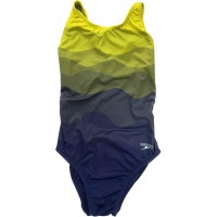 MAIÔ SPEEDO JUNIOR NEW OPEN WAVE - AMARELO